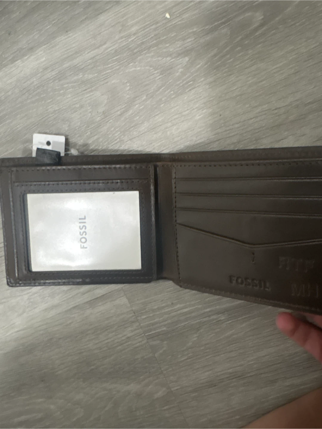 Fossil Alan Traveler Bifold Wallet - Dark Brown