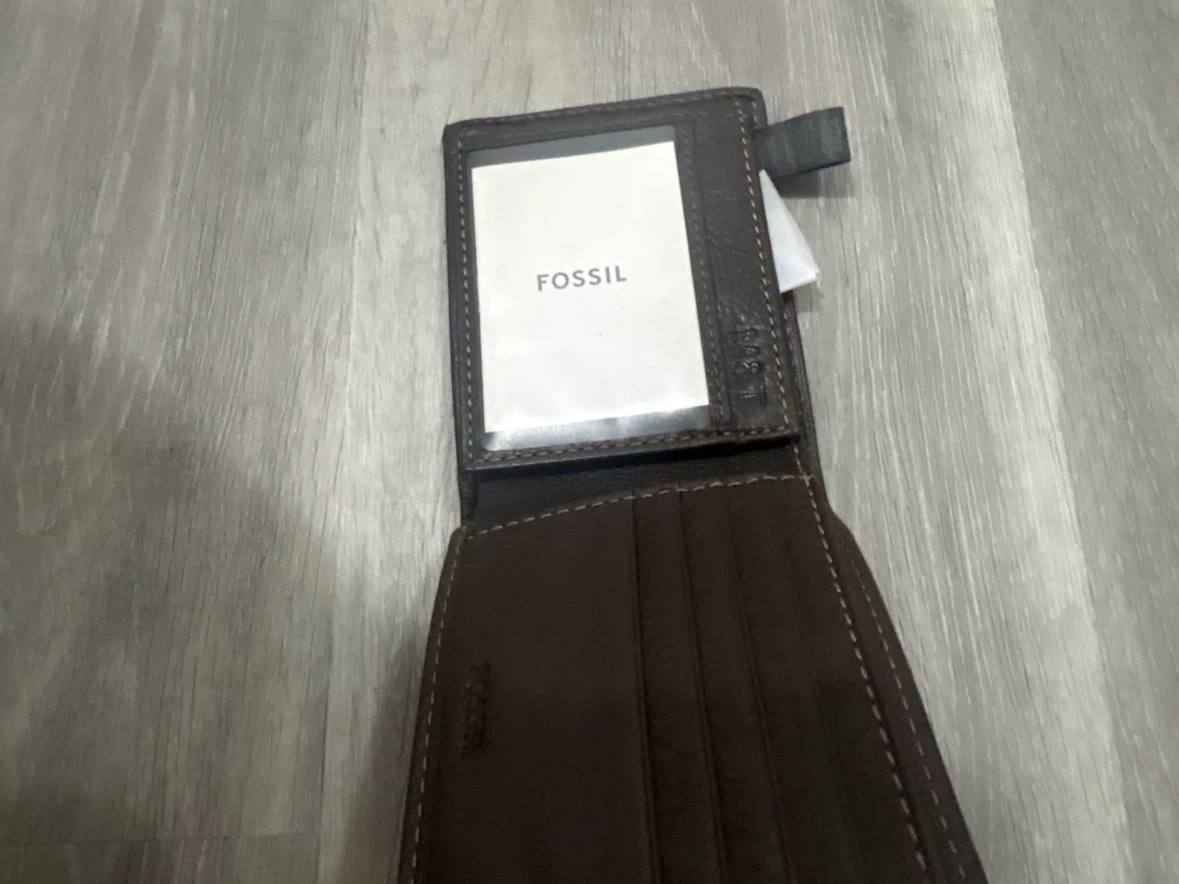 Fossil Alan Traveler Bifold Wallet - Dark Brown - photo 5