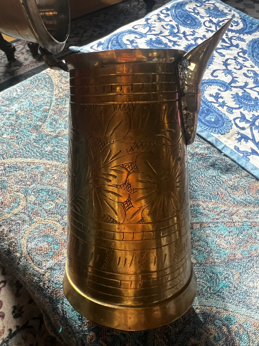 Vintage Brass Turkish Coffee Pot - photo 3