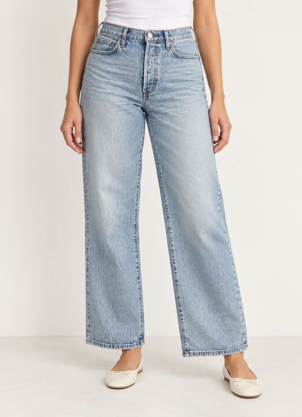 Aritzia High Rise Wide Leg Jeans - photo 4