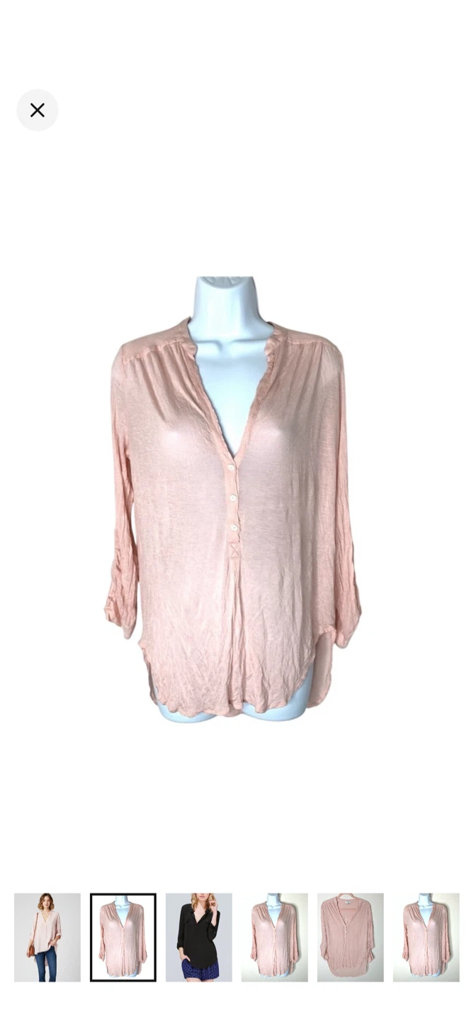 Aritzia Babaton Pink Button-Down Shirt