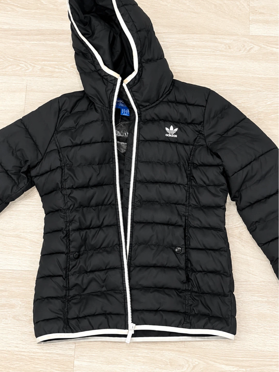 Adidas Black Hooded Puffer Jacket - photo 2
