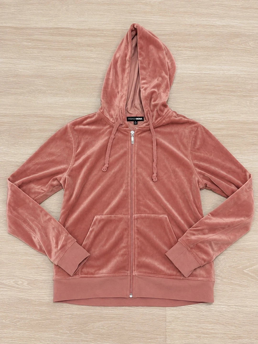 Fashion Nova Pink Velour Hoodie - photo 5