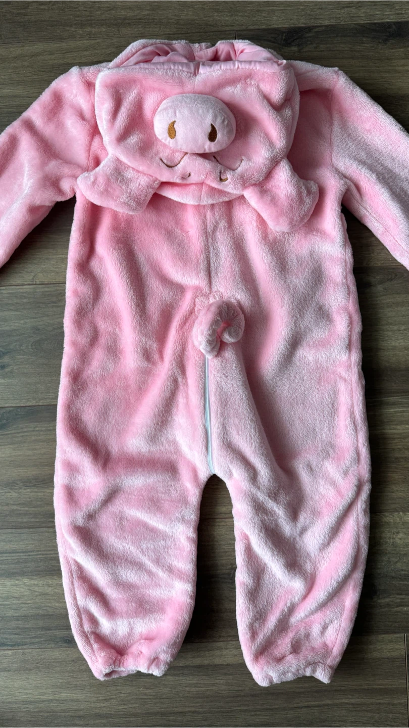 Pink Pig Onesie Costume - photo 2