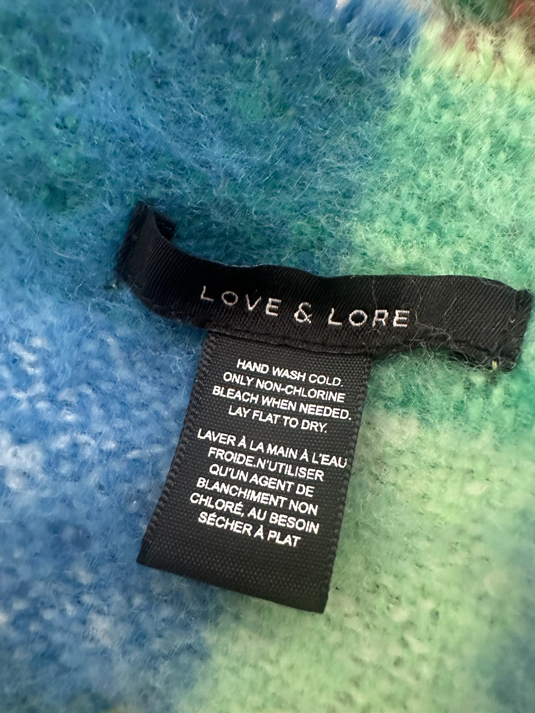 Indigo soft, very warm big Scarf - photo 3