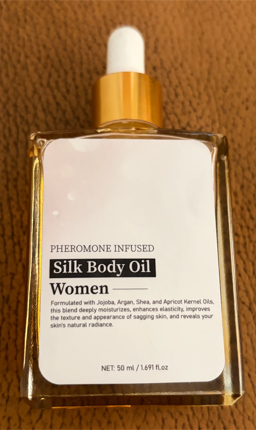 Pheromone Infused Silk Body Oil 50ml