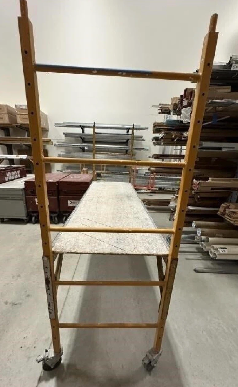Rolling Steel Scaffolding 8’ units, $100 each
