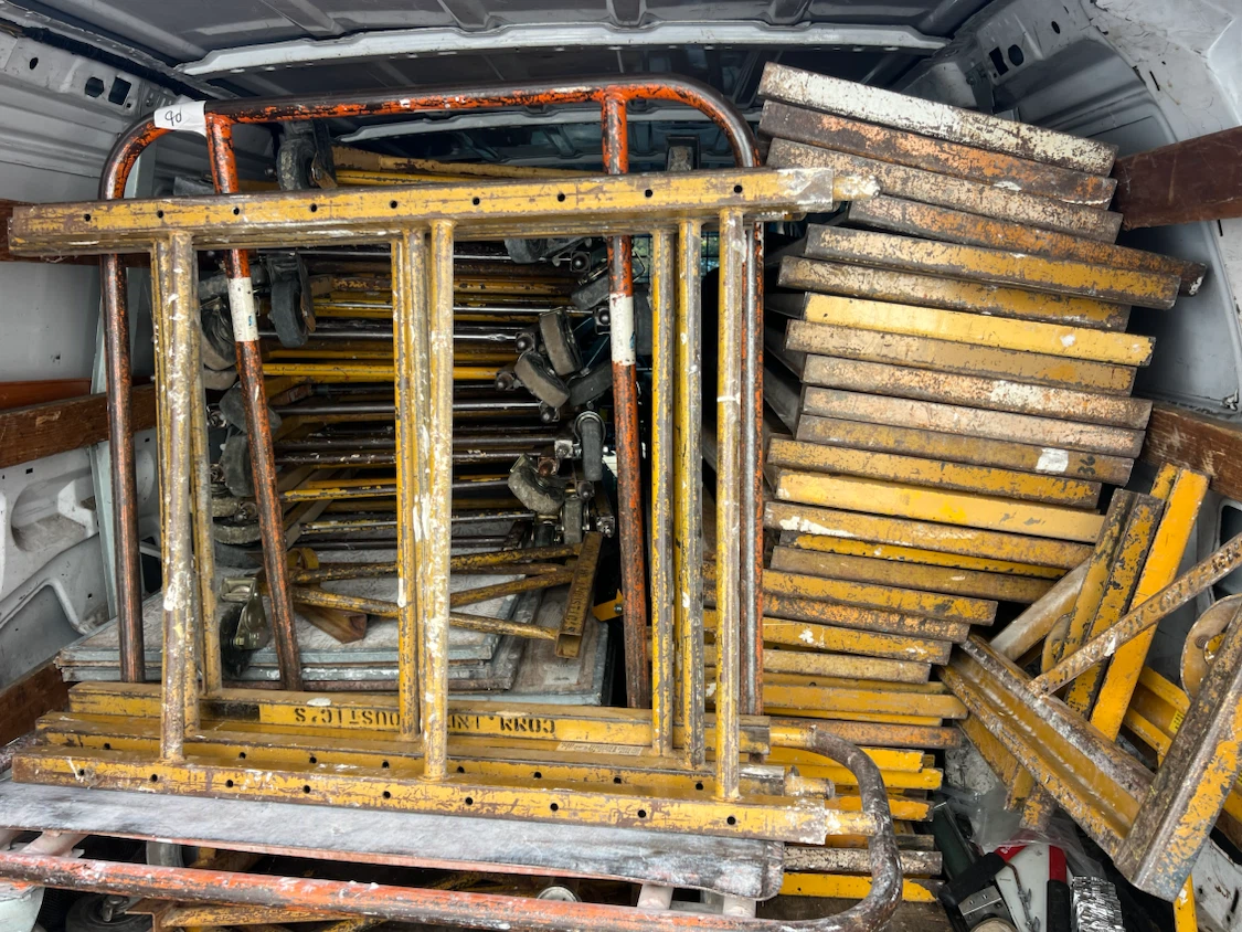 Rolling Steel Scaffolding 8’ units, $100 each - photo 3