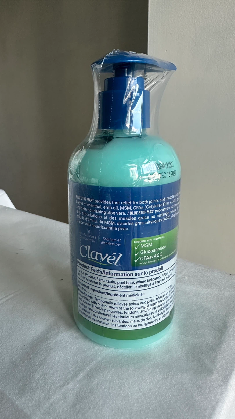 Blue Stop Max Pain Relief Gel - photo 3