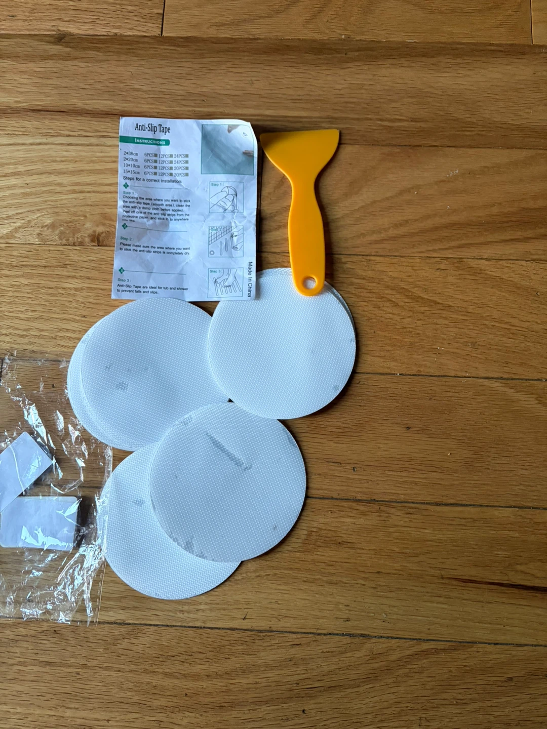 Anti-Slip Adhesive Pads with Applicator Tool
