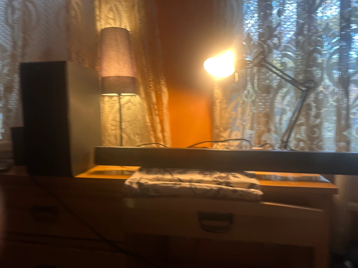 LG Bluetooth Soundbar System (LAS454B) and Wireless Subwoofer.