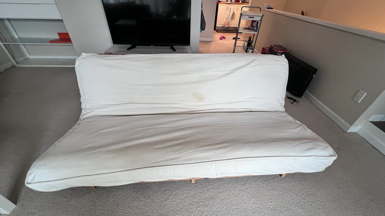 Convertible Sofa Bed with Wooden Frame