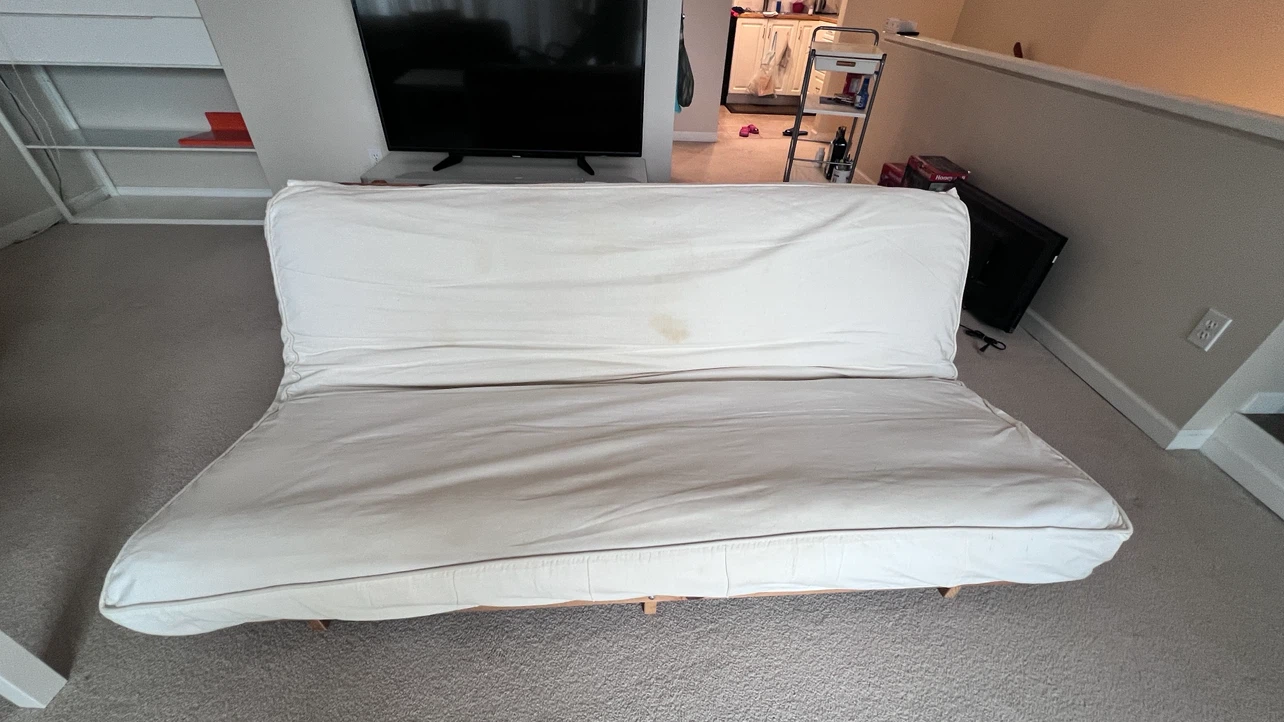 Convertible Sofa Bed with Wooden Frame - photo 2