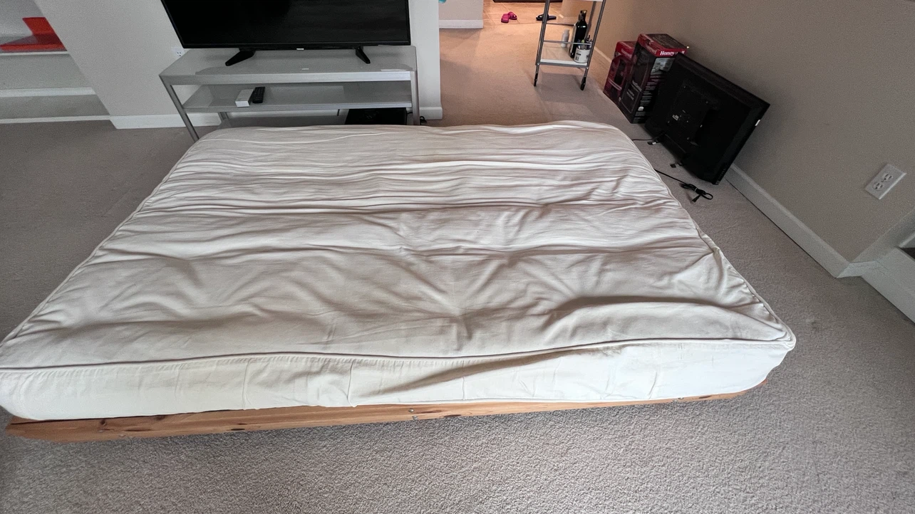 Convertible Sofa Bed with Wooden Frame - photo 3