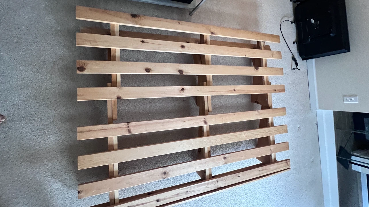 Convertible Sofa Bed with Wooden Frame - photo 5