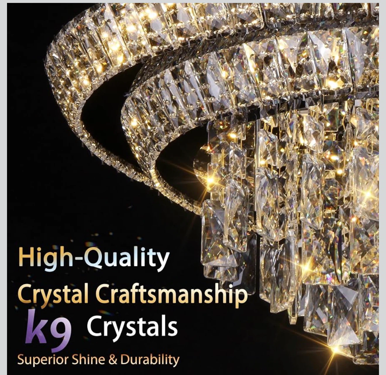 18 inch Crystal Chandeliers With Remote and APP Control - photo 5