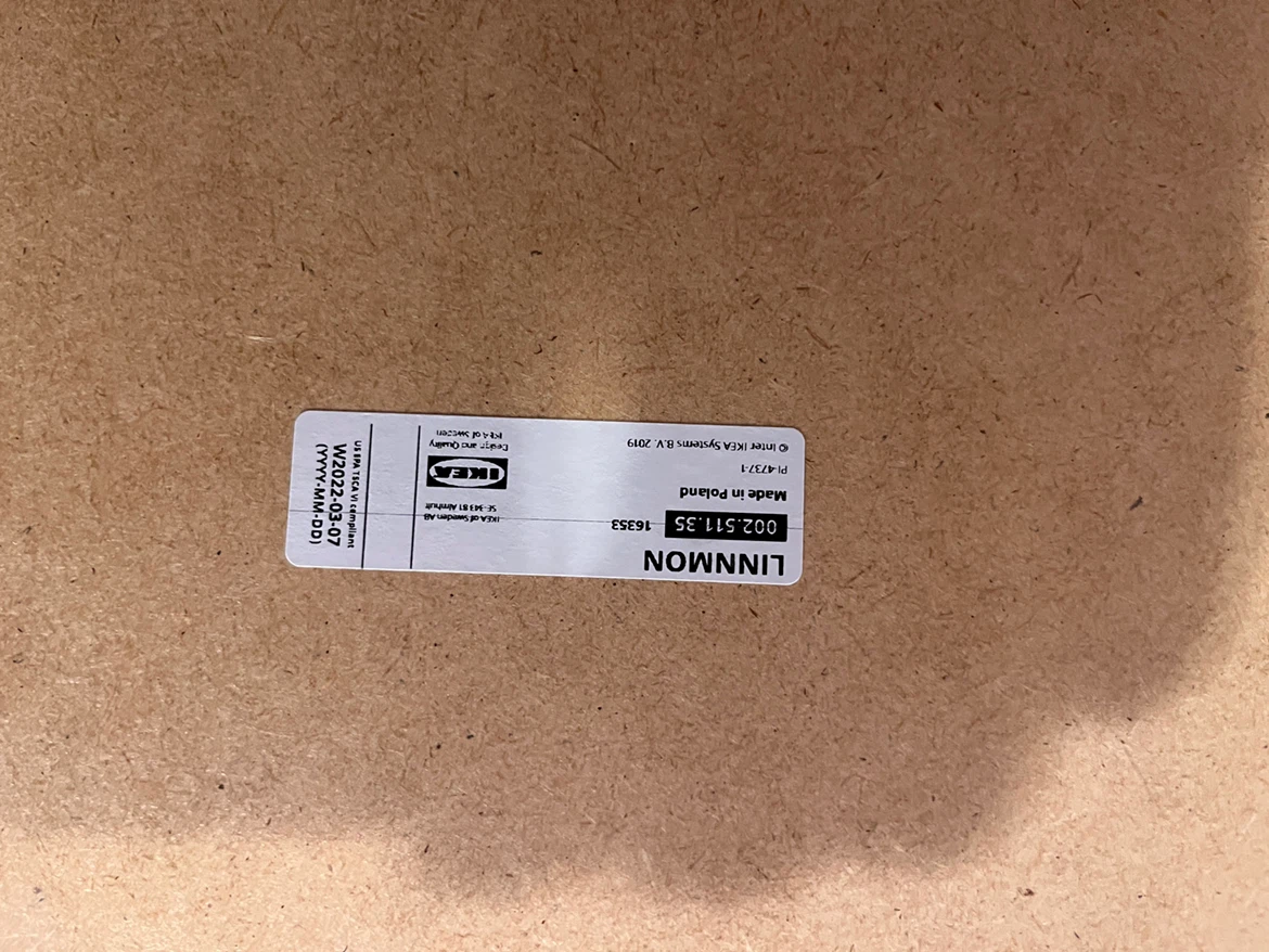 IKEA Linnmon Tabletop White - photo 2