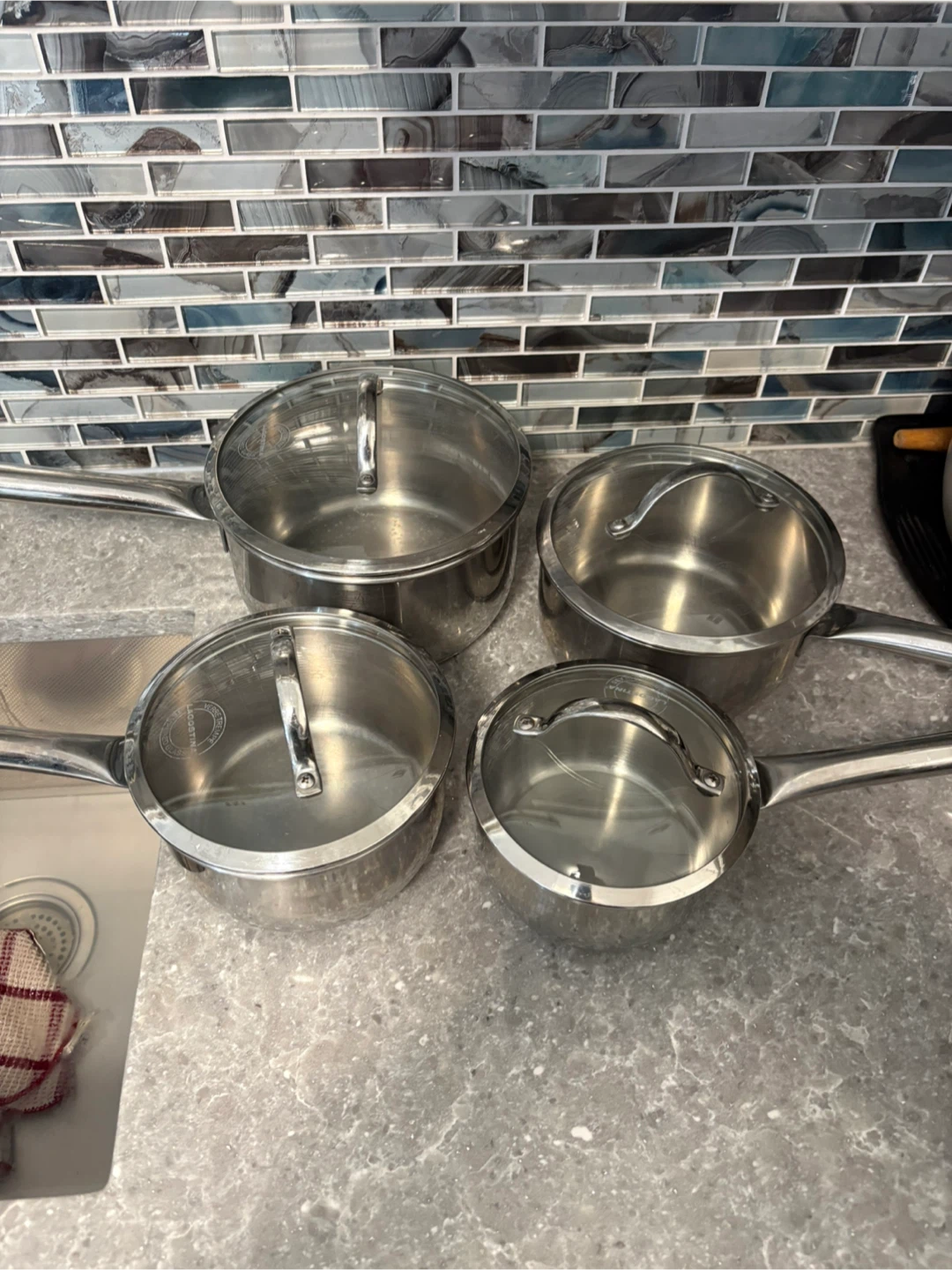 Lagostina Capri Stainless Steel Pot Set