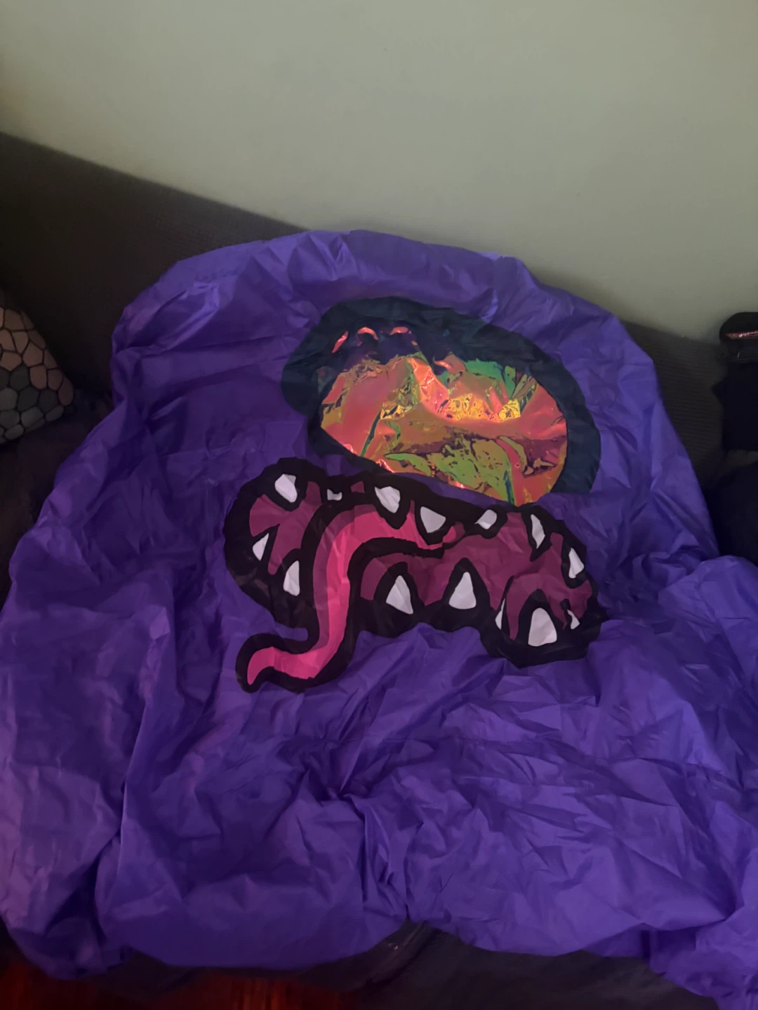 Halloween’s Among Us Purple Impostor Inflatable Costume - photo 3