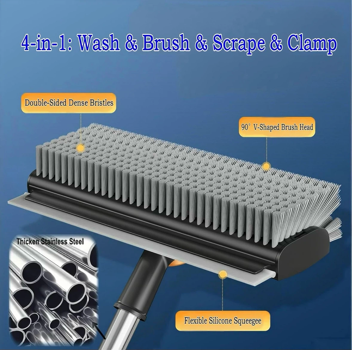 4-in-1 Floor Scrub Brush - photo 3