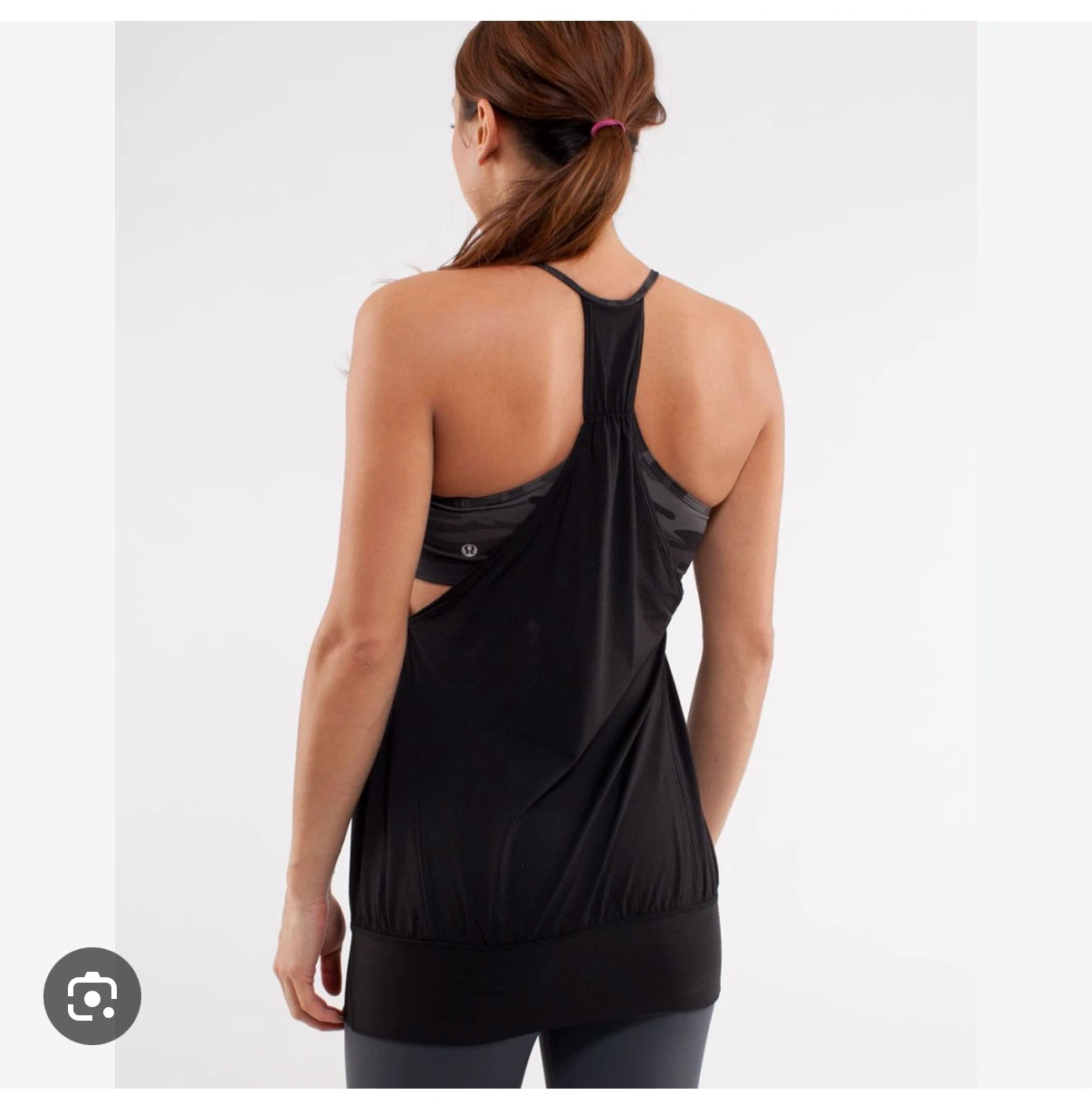 Lululemon Women's Tank Top - Black, Size 6 - photo 5