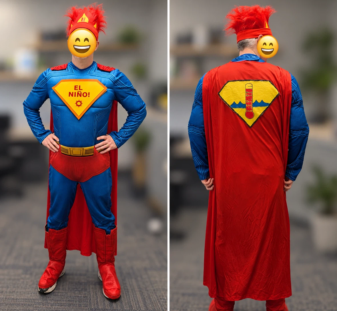 Custom Super El Niño / Superman Costume