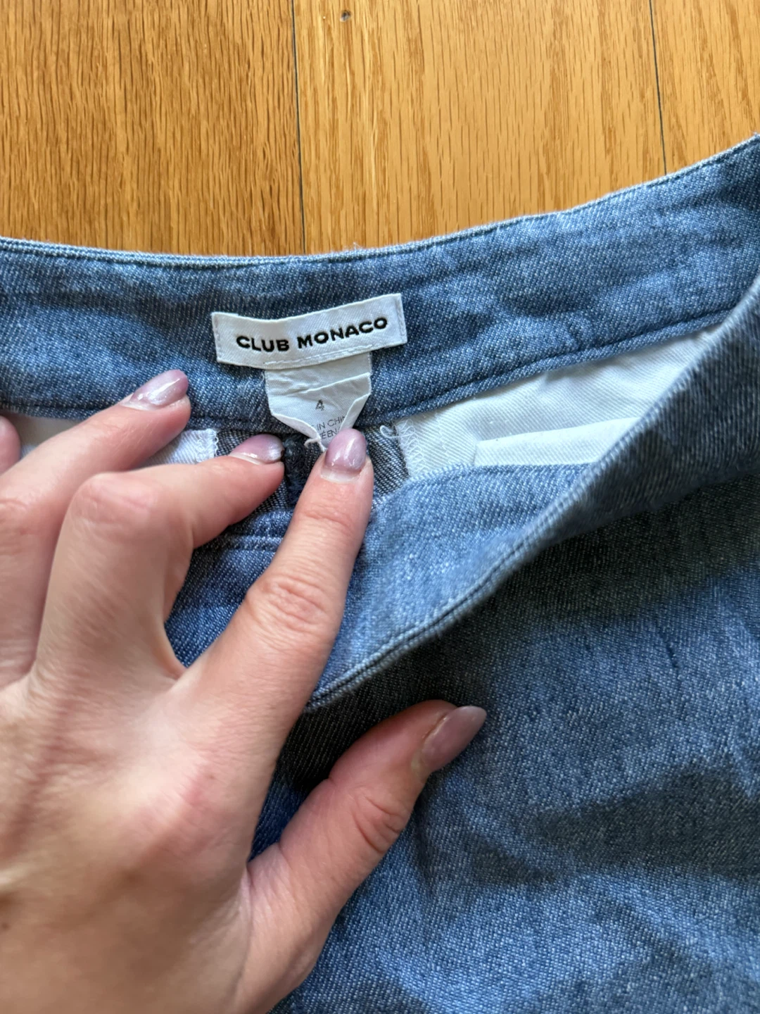 Club Monaco Blue Trousers Size 4
