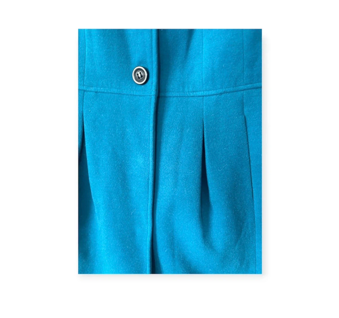 Orsay Teal Blue Coat - photo 2