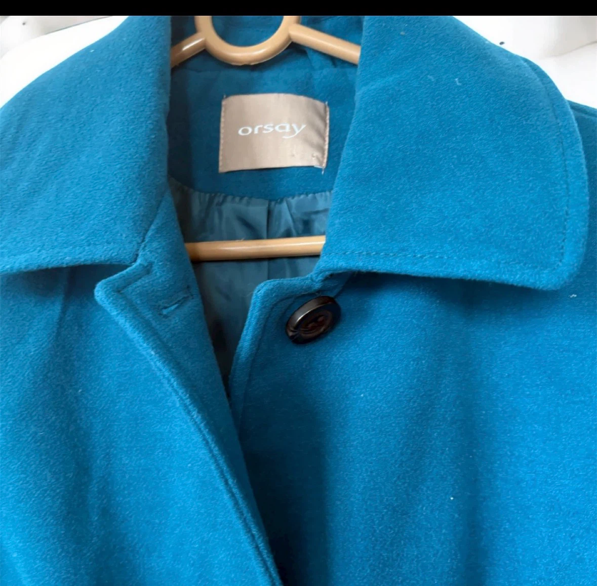 Orsay Teal Blue Coat - photo 4