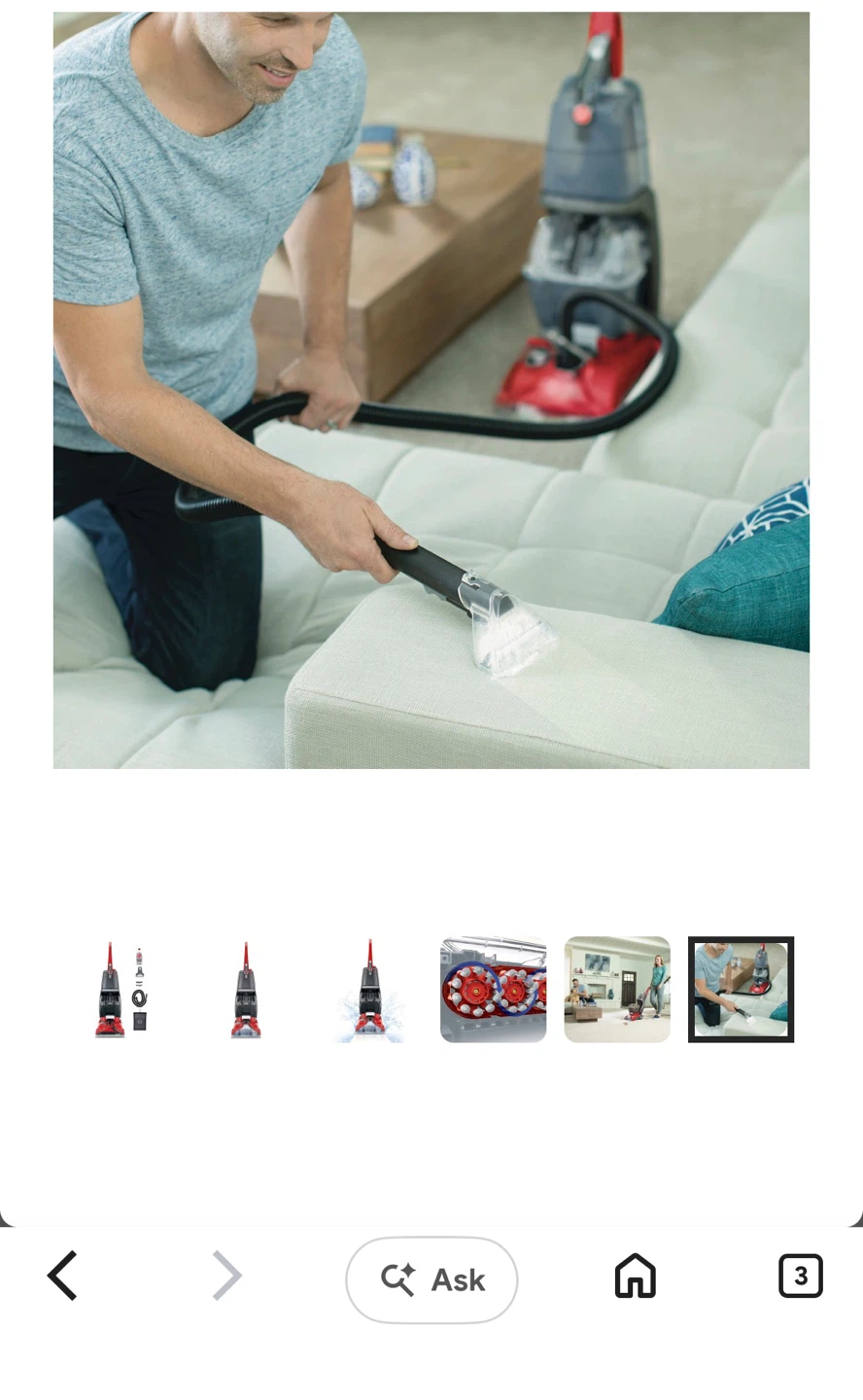 Hoover Power Scrub Pet Plus Carpet Cleaner - photo 3