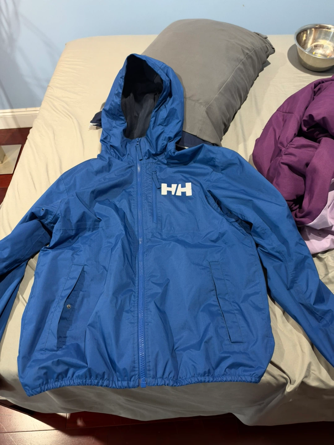 Helly Hansen Blue Rain Jacket
