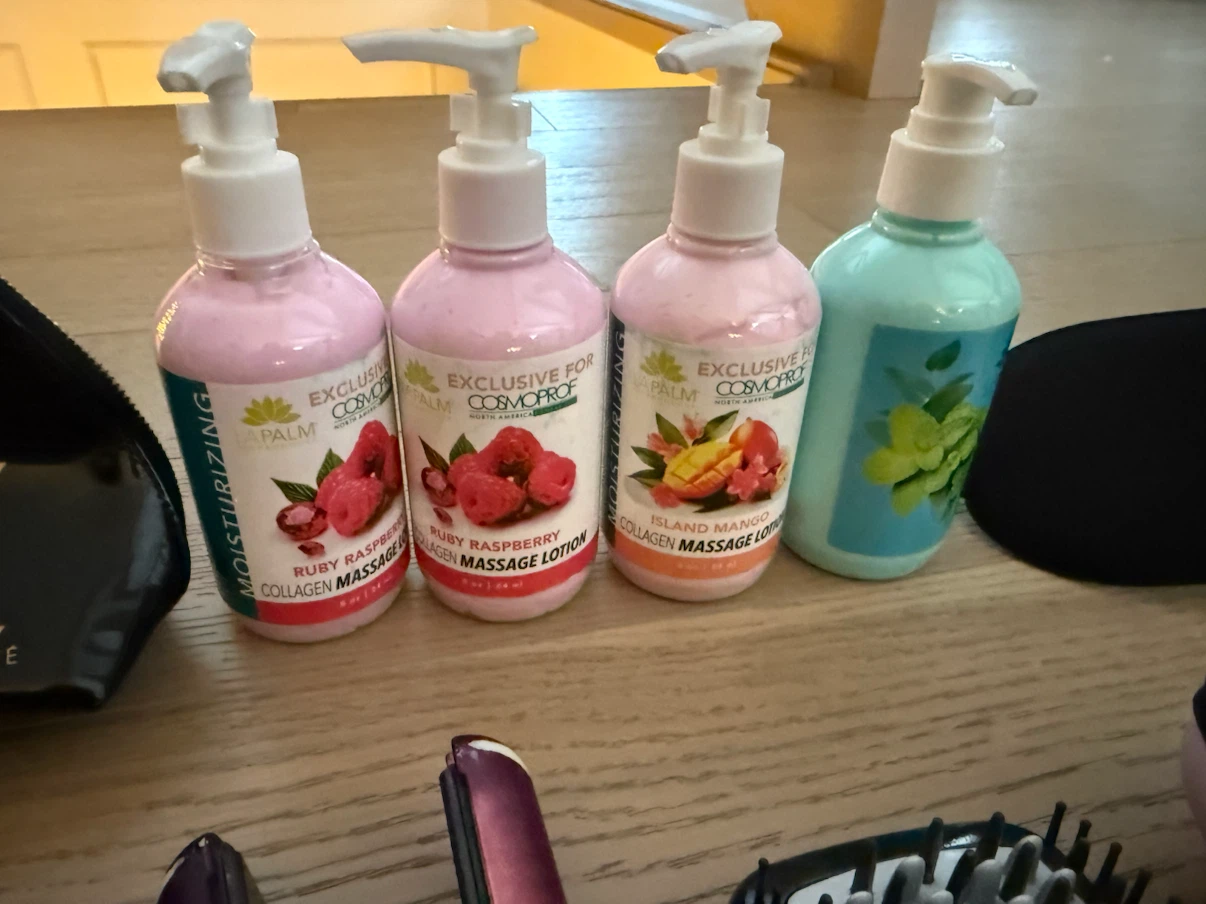 Hair straightener lotions cosmetic bags brush $25 - photo 3