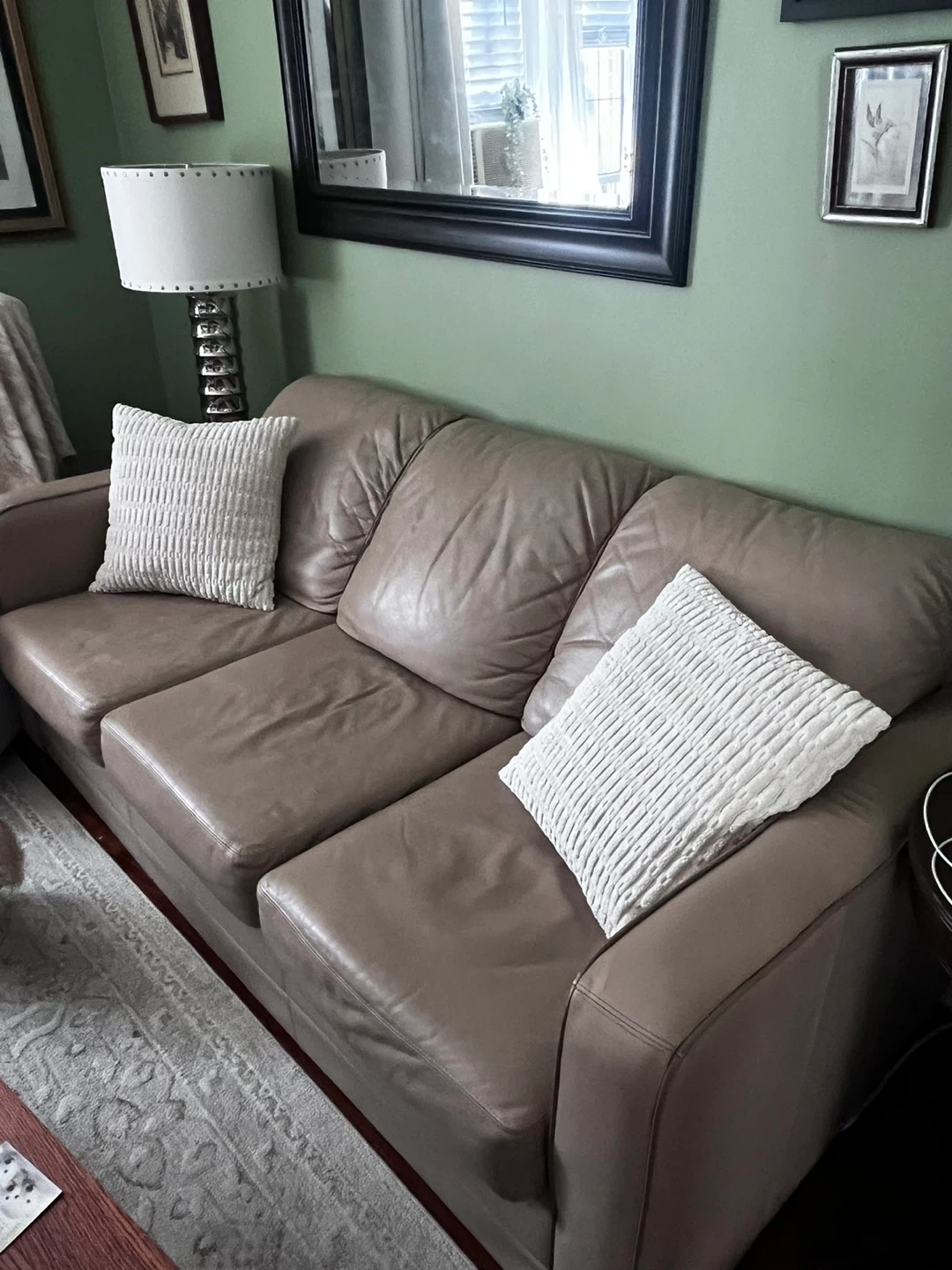 Leather Sofa Bed