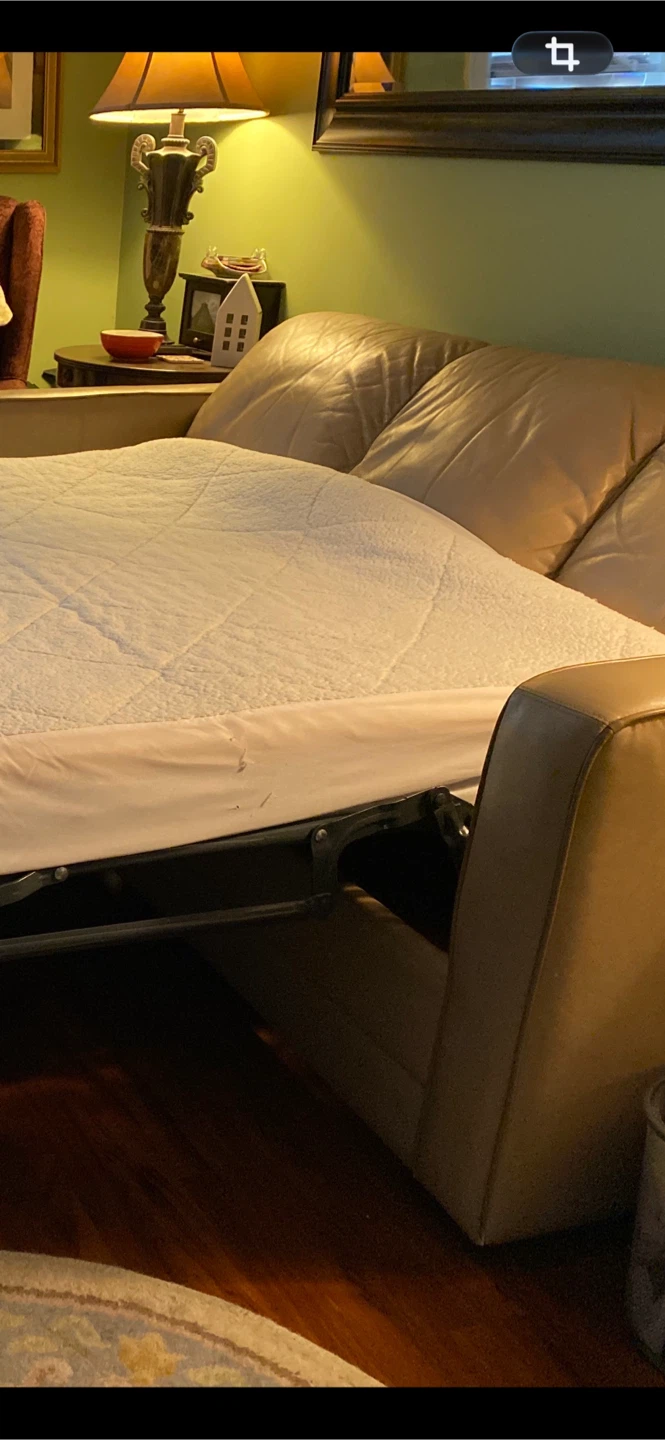 Leather Sofa Bed - photo 2