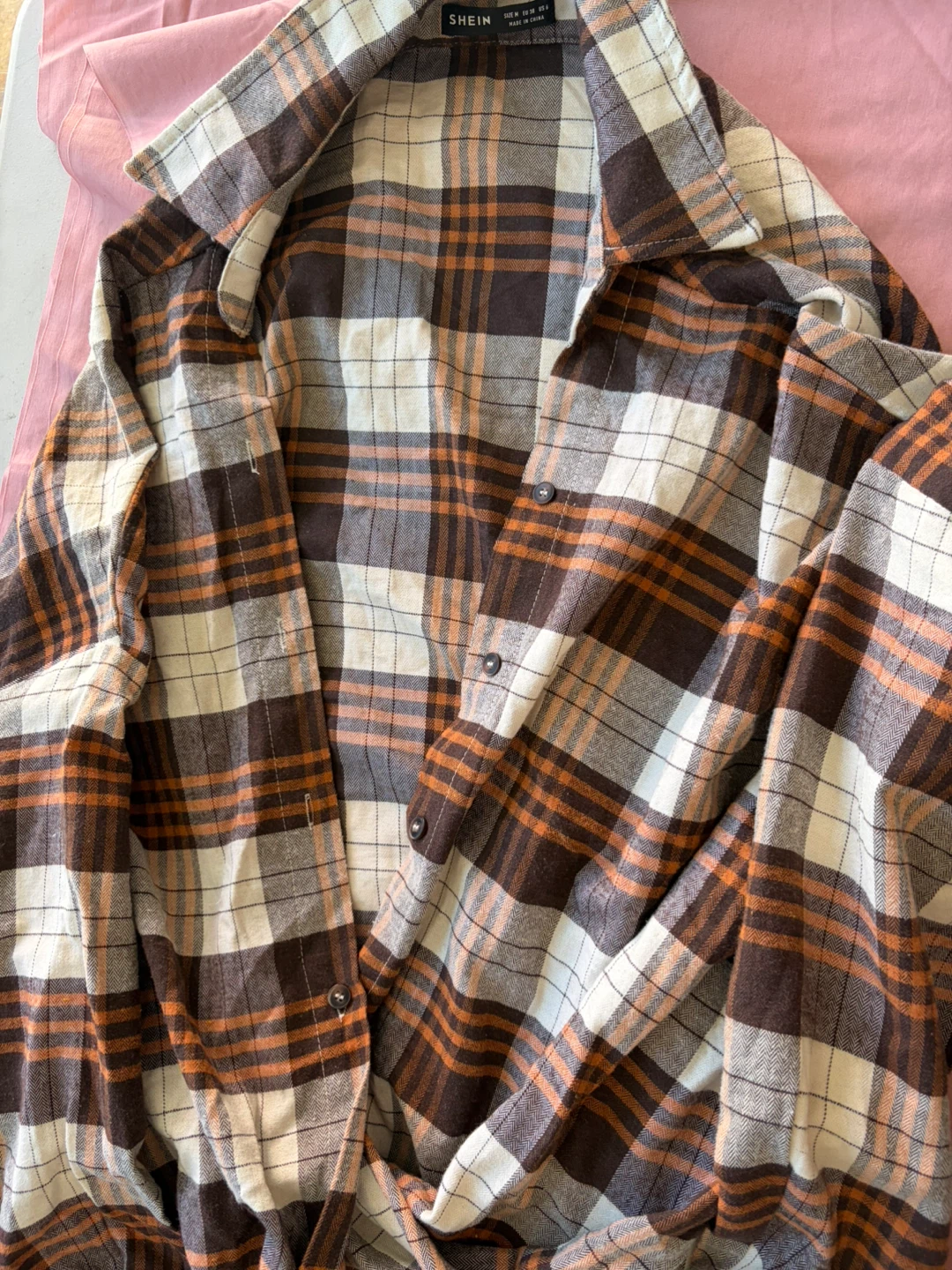 Set of 2 Plaid Button-Down Shirts