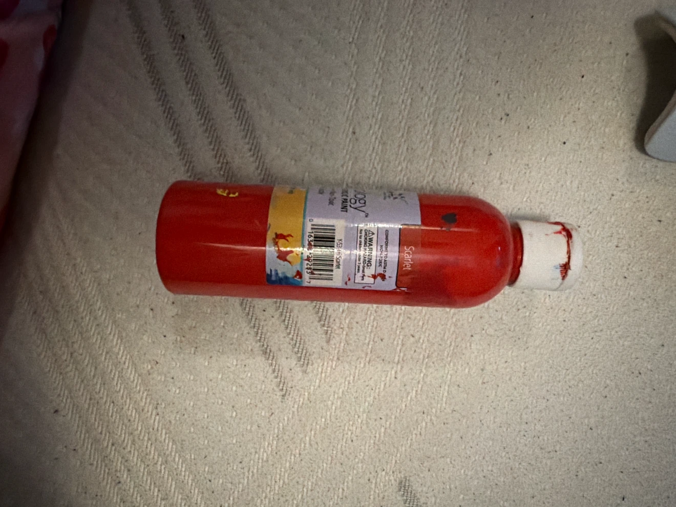 Craftology Acrylic Paint Scarlet