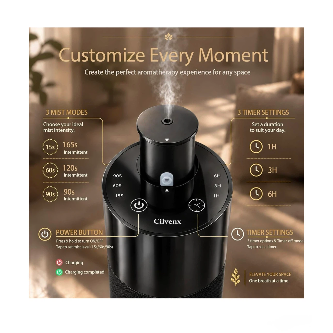 Brand new Waterless Essential Oil Diffuser - photo 5