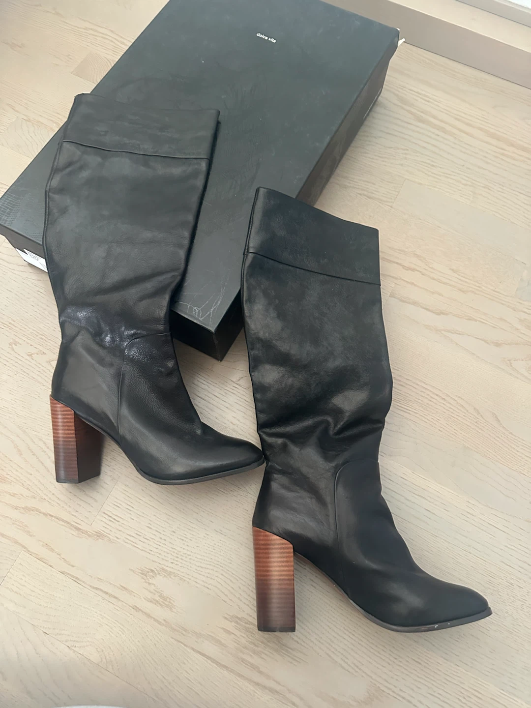 Dolce Vita - New size 9 black leather boots