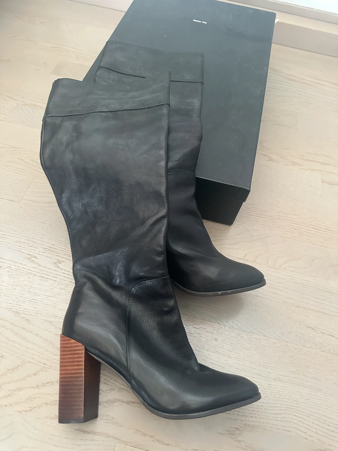 Dolce Vita - New size 9 black leather boots - photo 2