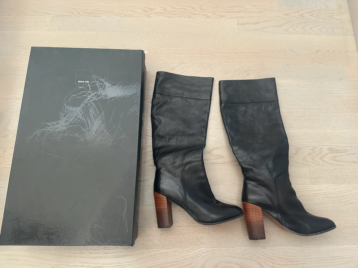 Dolce Vita - New size 9 black leather boots - photo 4