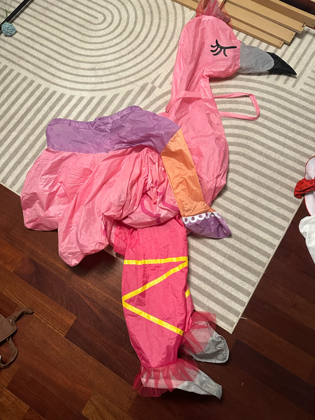 Assorted 80s Costume Accessories and Flamingo Suit - photo 3