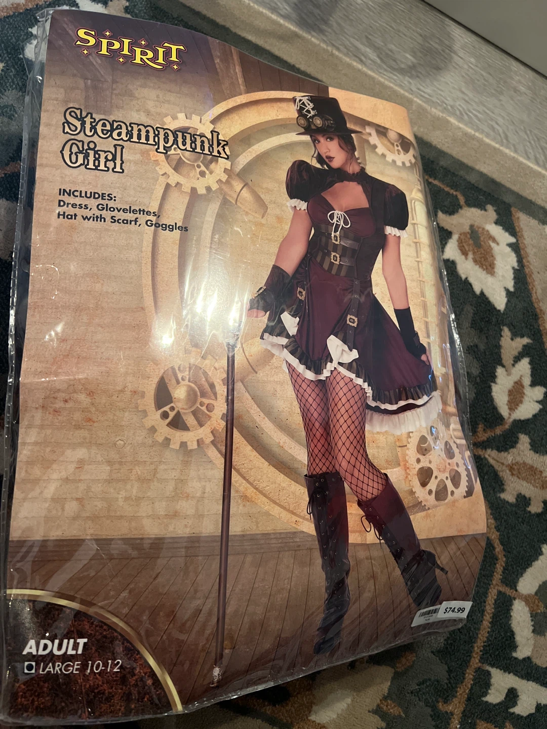 Spirit Steampunk Girl Costume - Large 10-12