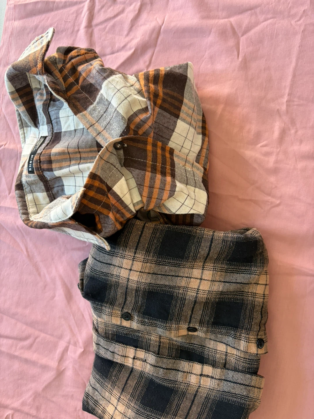 Set of 2 Plaid Button-Down Shirts - photo 2