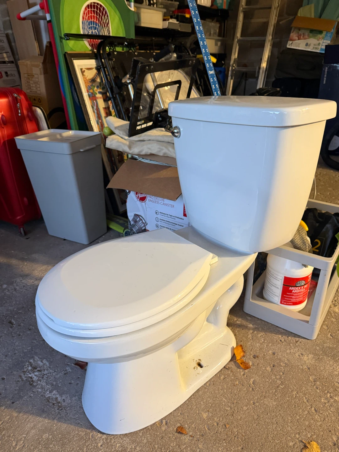 White Porcelain Toilet
