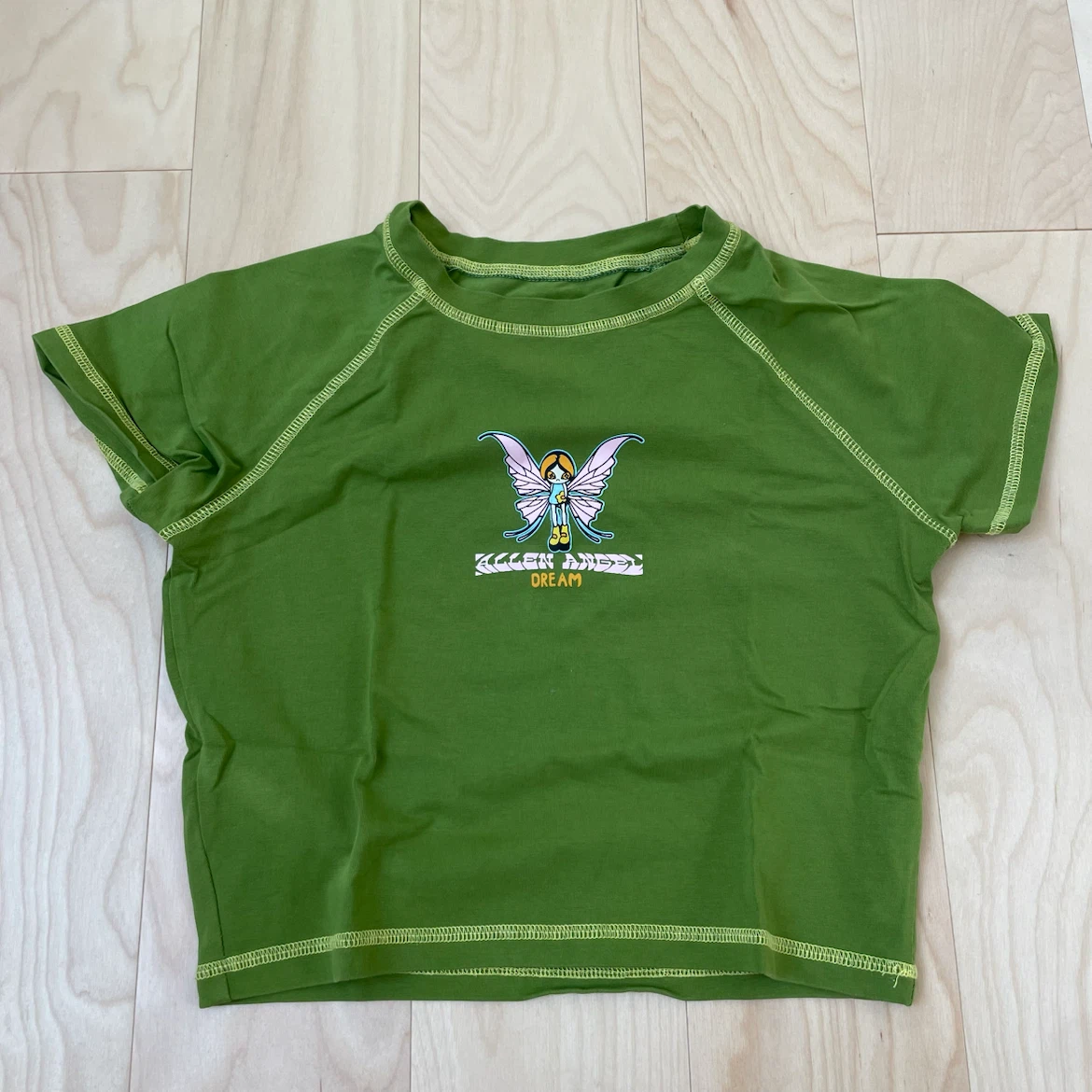 Green Fairy Cropped Baby Tee