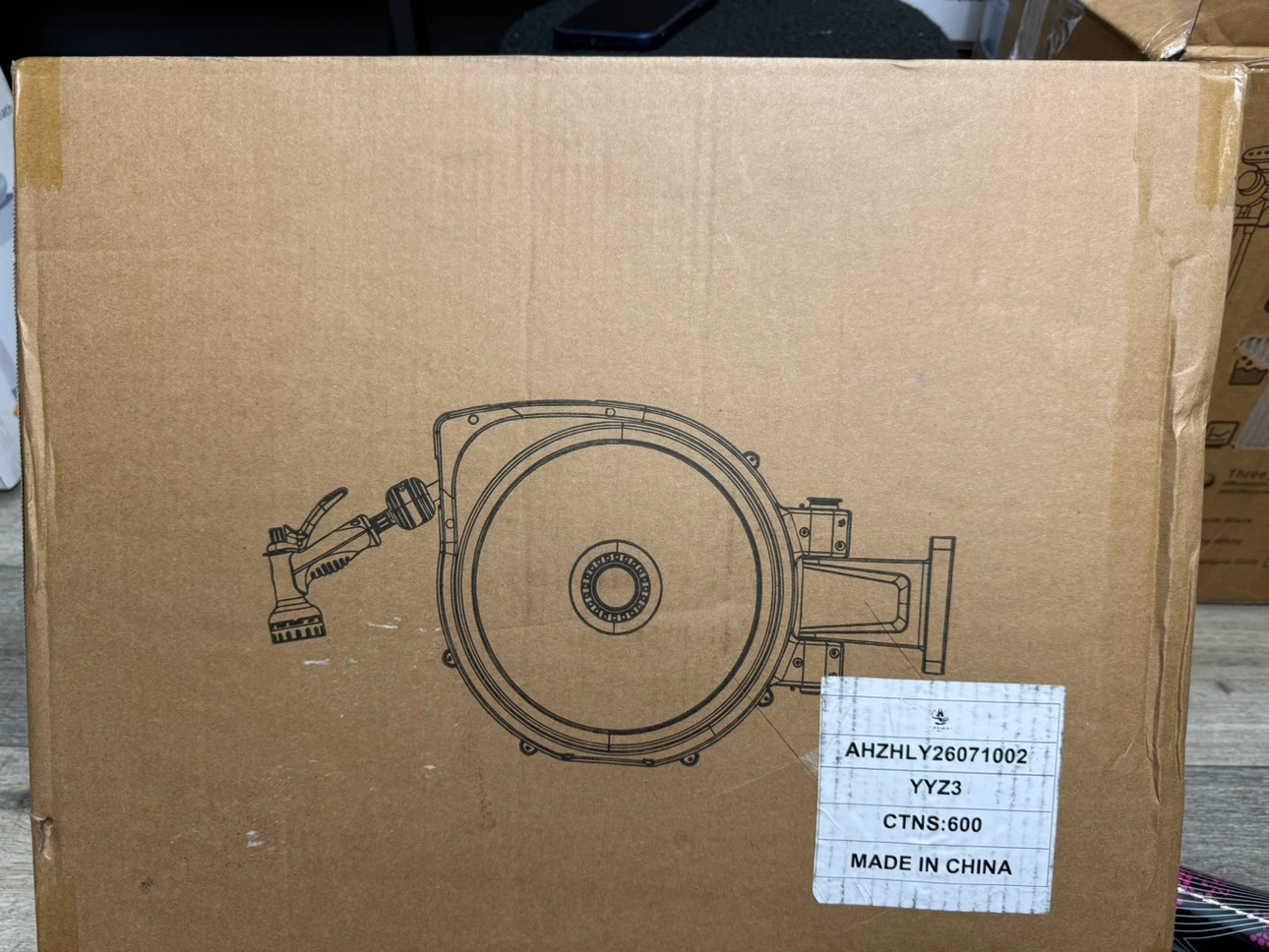 Retractable Garden Hose Reel, 1/2 in x 100 ft Wall Mounted - photo 4