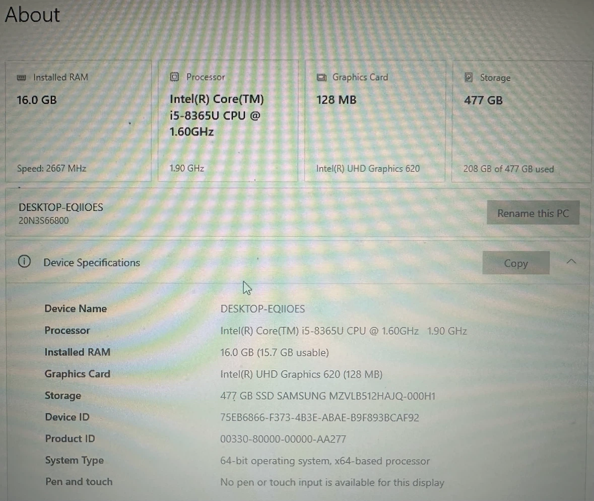 Lenovo ThinkPa 16GB RAM 512GB SSD - photo 3