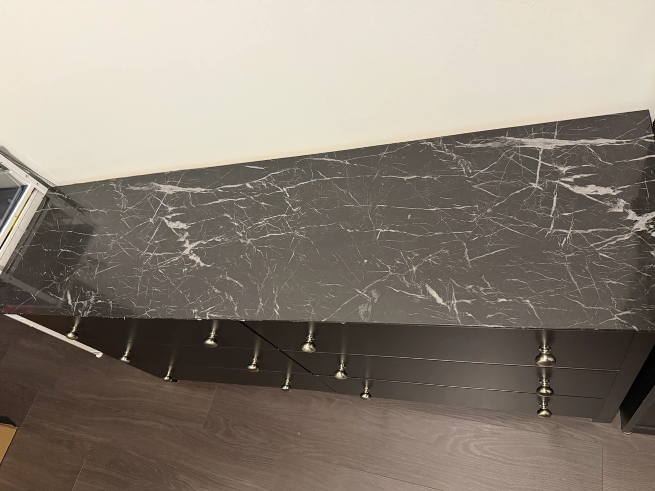 Six-Drawer Black Dresser - photo 3