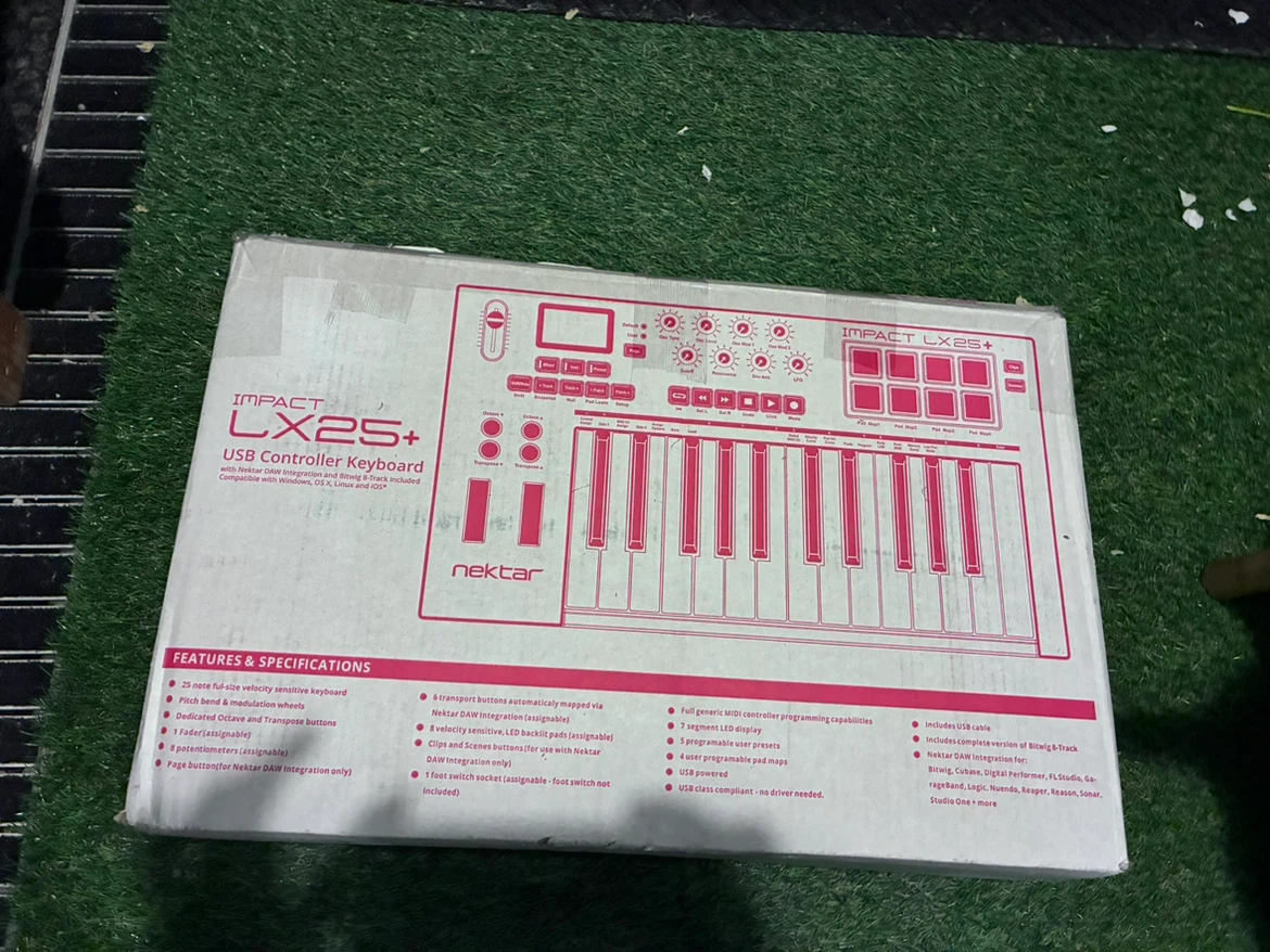 Nektar Impact LX25+ USB MIDI Controller Keyboard