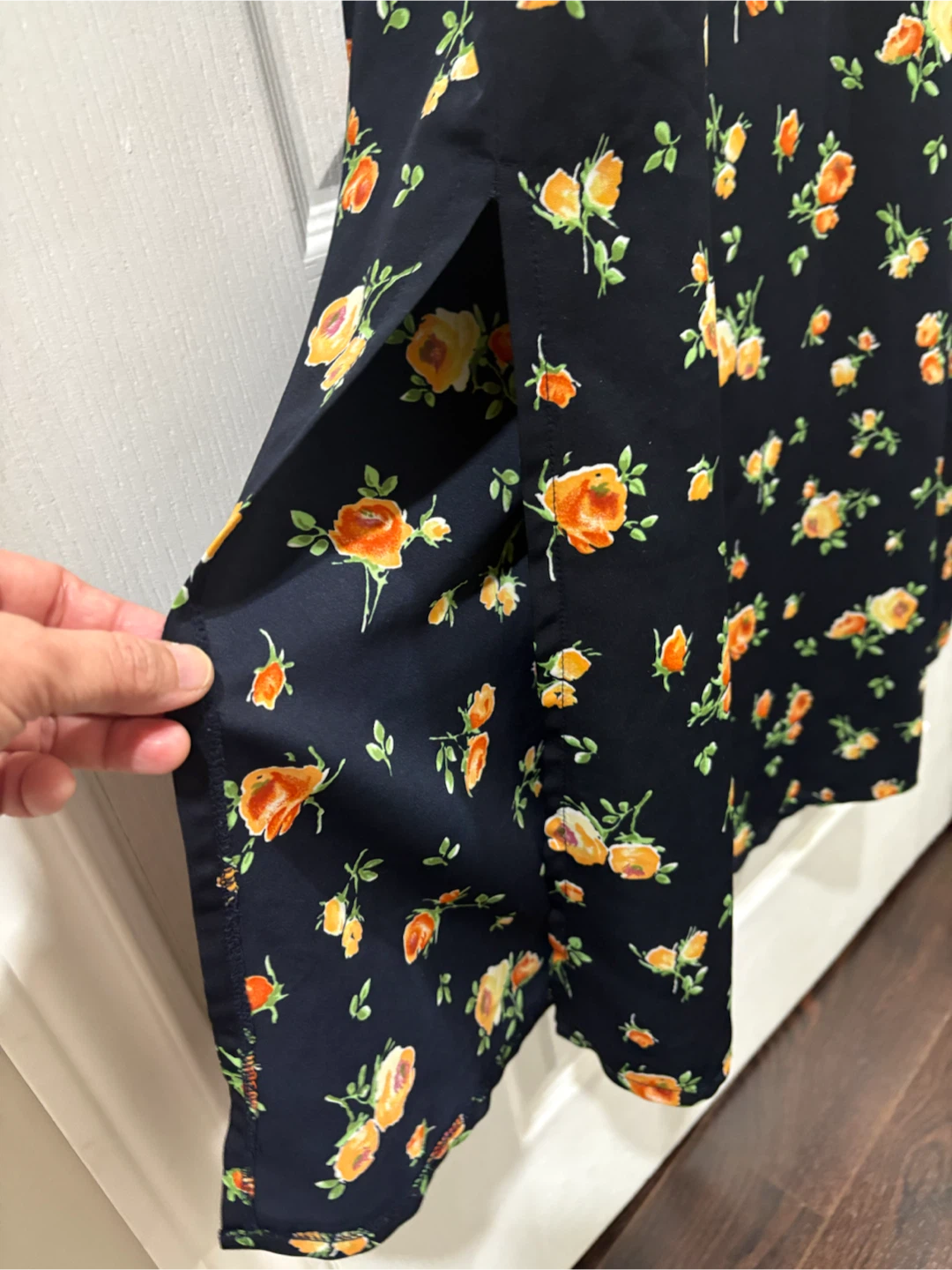 Floral Sleeveless Midi Dress M - photo 4